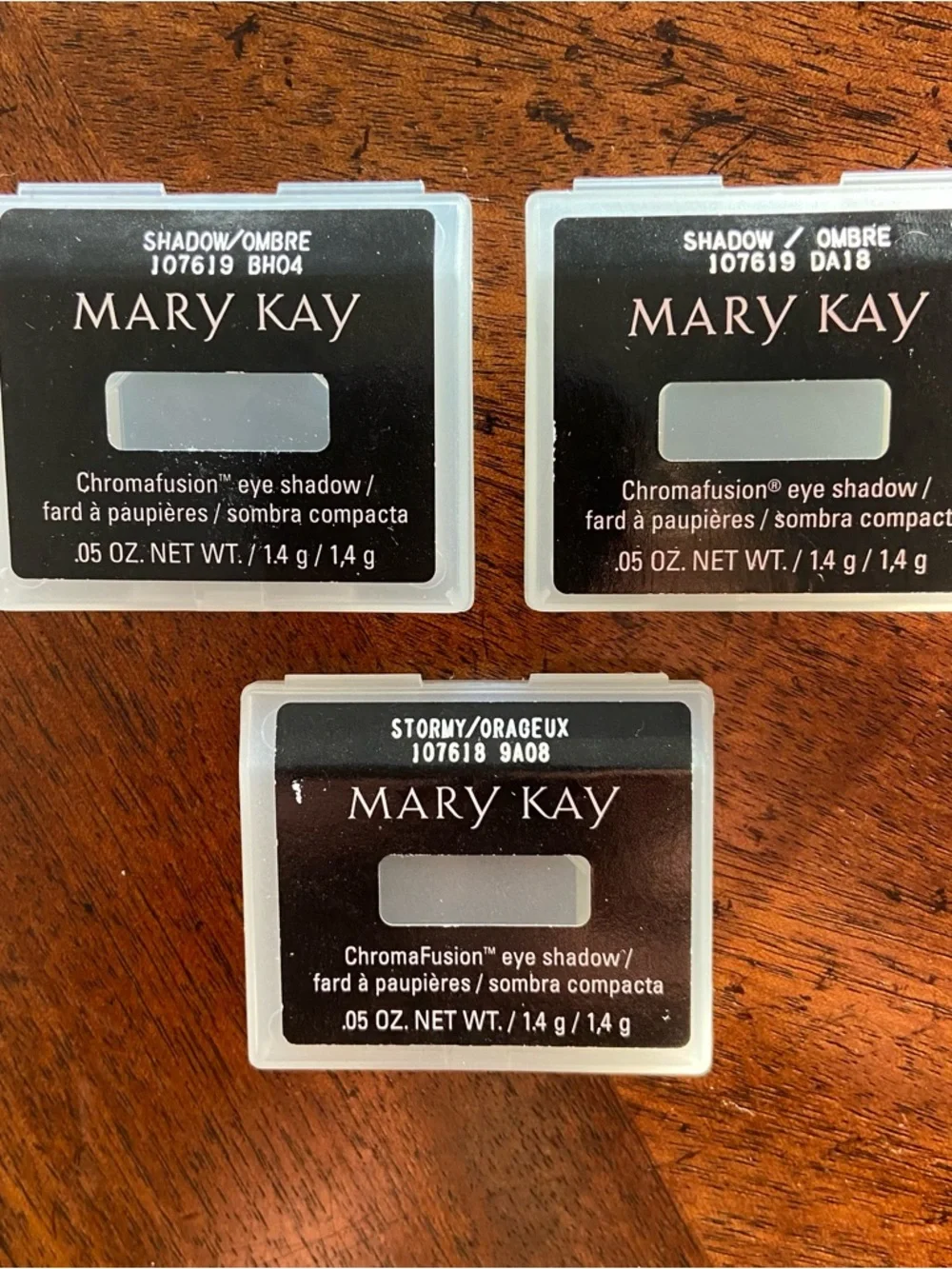 3/$25 Mary Kay ChromaFusion‎ Eye Shadow Stormy & Ombre Set of 3